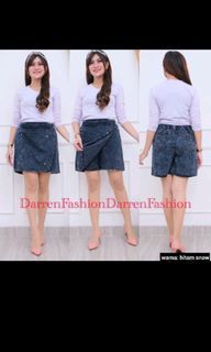 skort black jeans