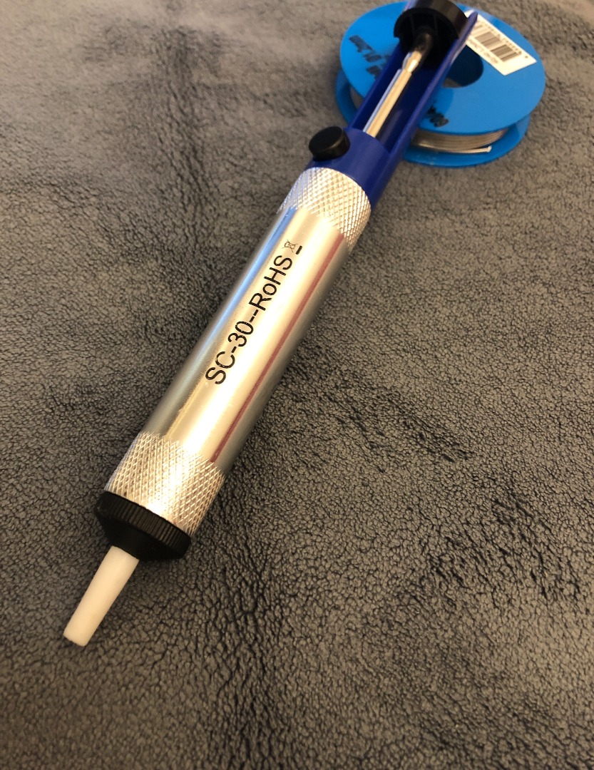 Solder Sucker Desoldering Pump,Electric Soldering Iron Auxiliary Tool