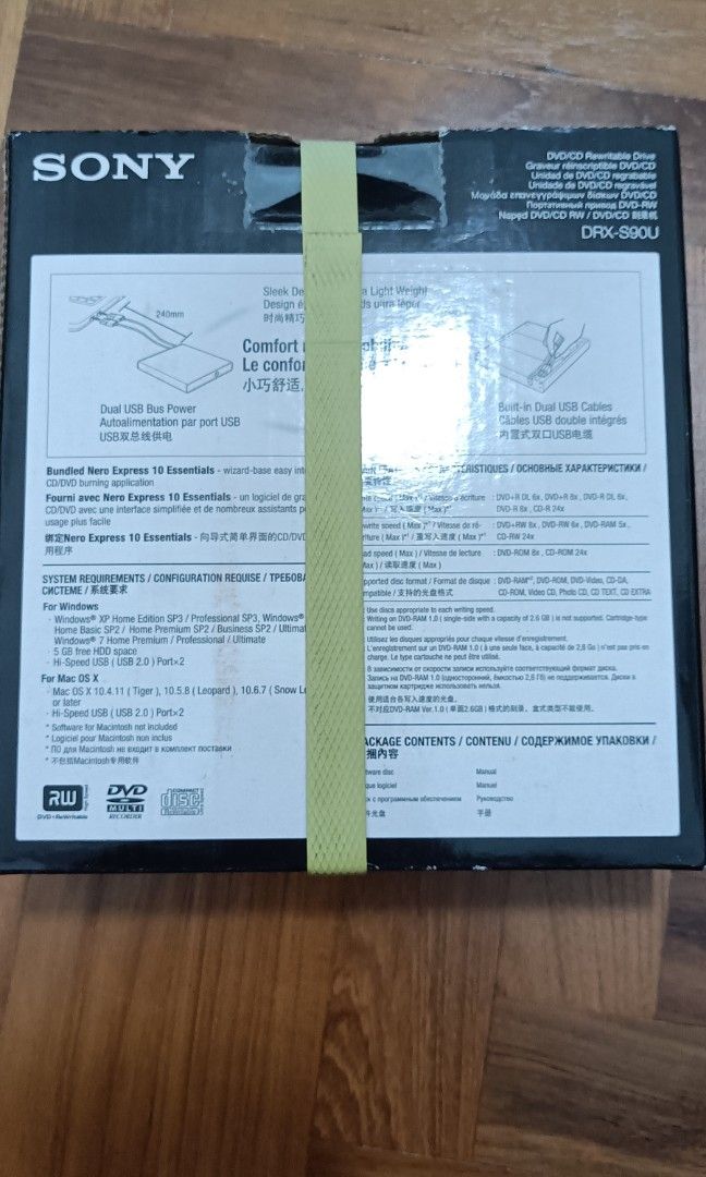 SONY portable DVD writer, Hobbies & Toys, Music & Media, CDs & DVDs on