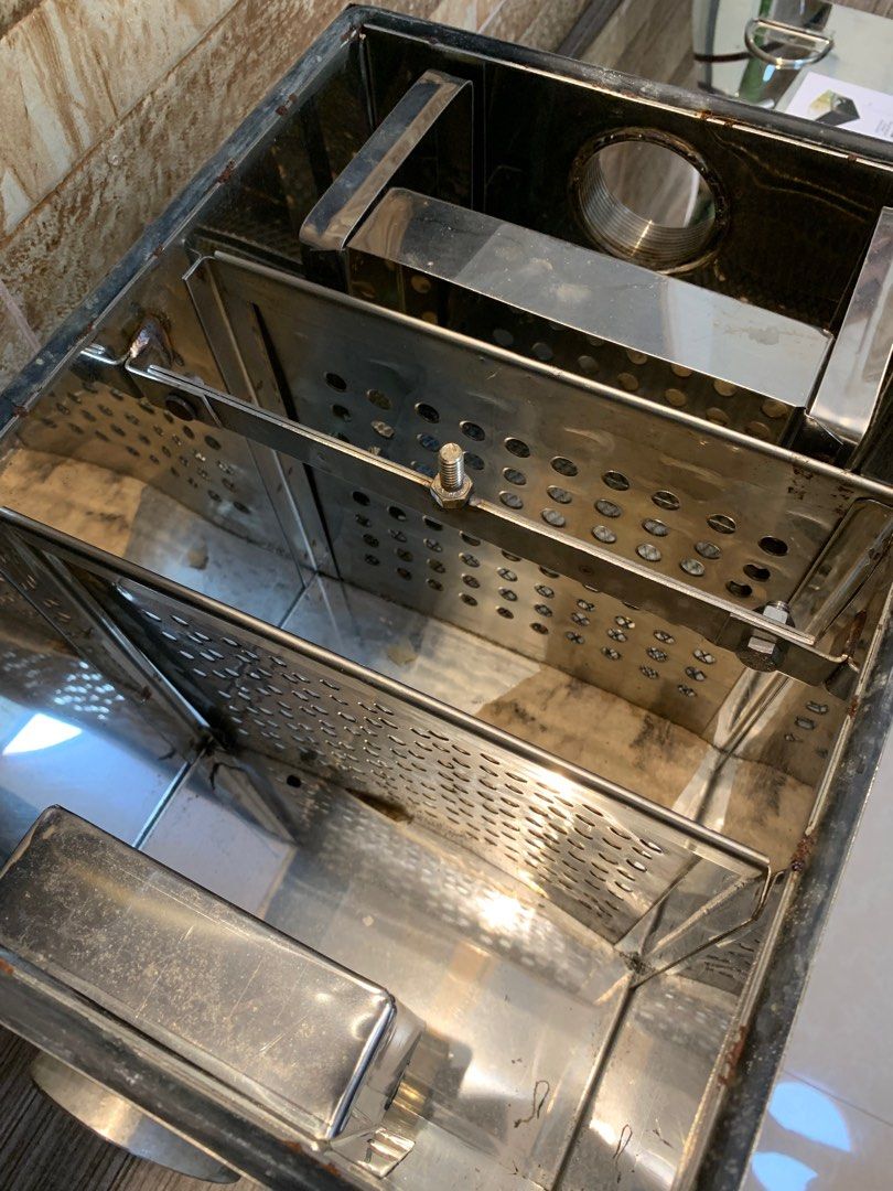 Stainless Grease Interceptor Grease Trap, Furniture & Home Living