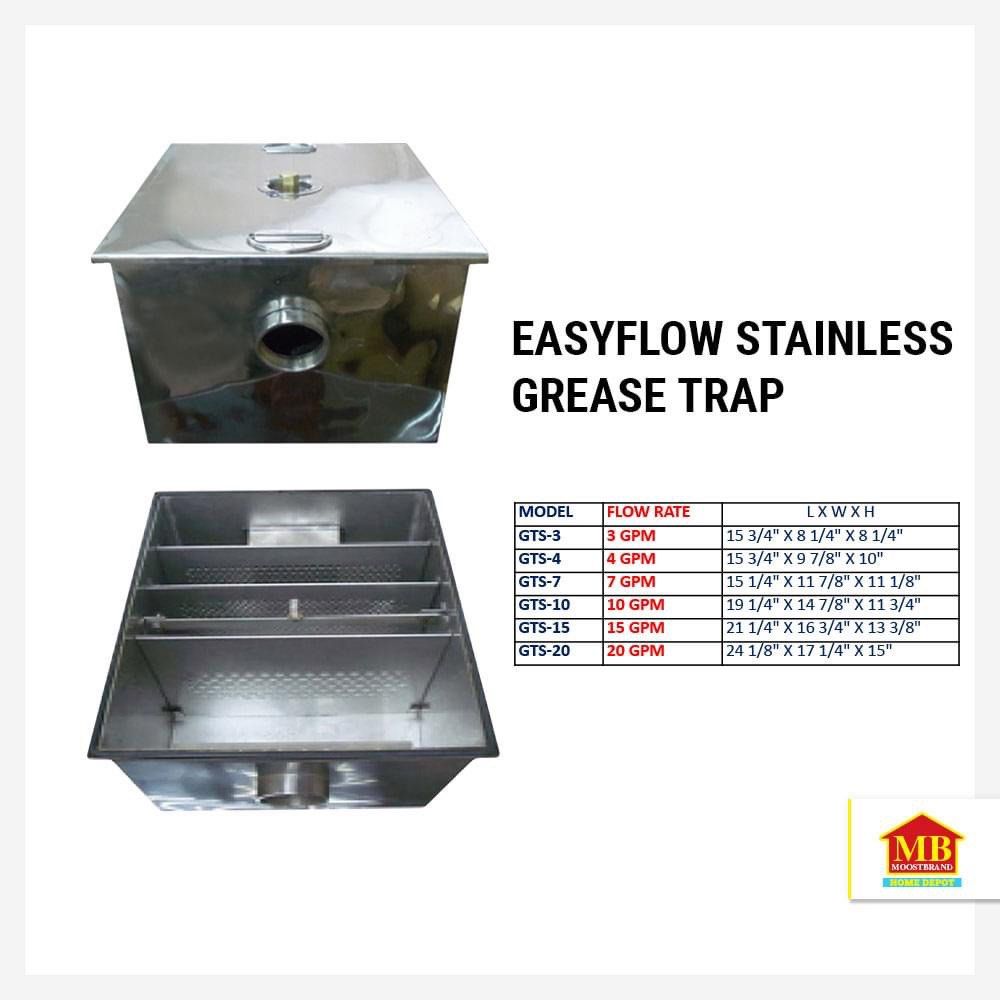 Stainless Grease Interceptor Grease Trap, Furniture & Home Living