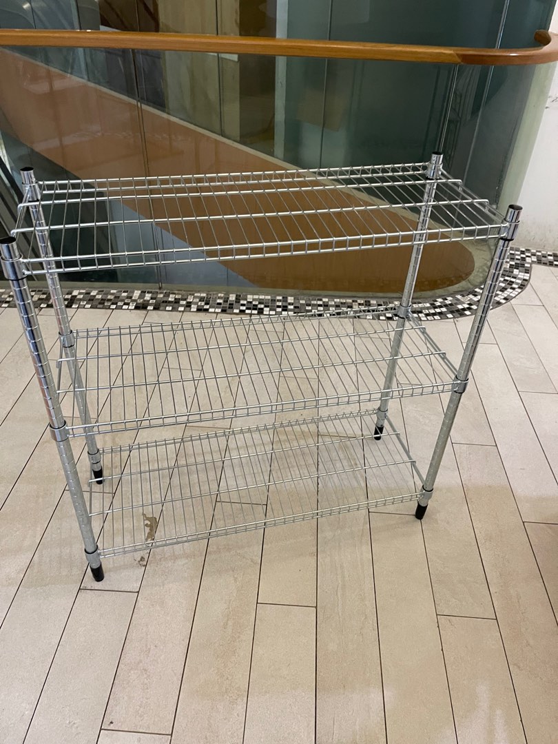 Ikea Omar Stainless Steel Rack, Furniture & Home Living, Kitchenware & Tableware, Other