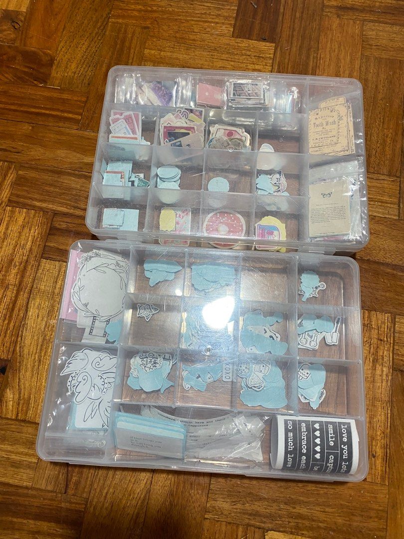 Sticker Organizer - Compartment Box - Bujo Journal Supplies, Hobbies &  Toys, Stationary & Craft, Craft Supplies & Tools on Carousell