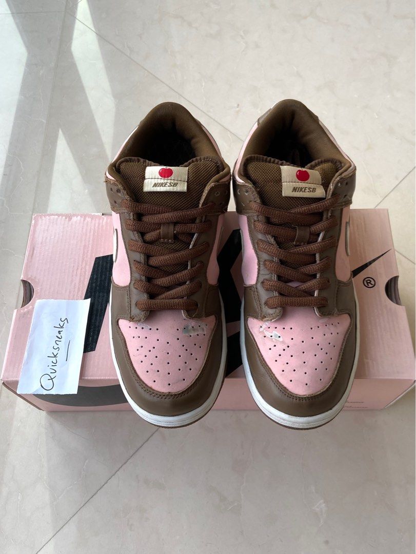 Stussy Cherry SB Dunk Nike, Men's Fashion, Footwear, Sneakers on