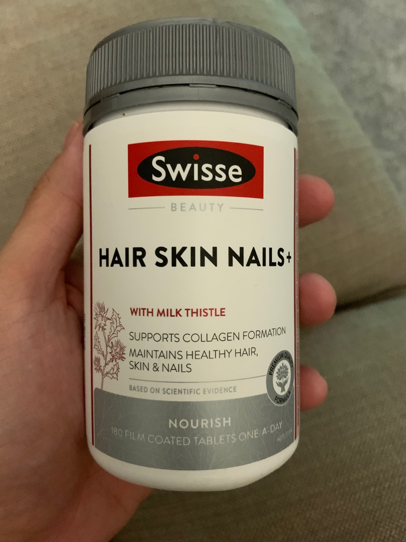 Swisse Hair Skin Nails 180 tablet, Health & Nutrition, Health Supplements, Vitamins