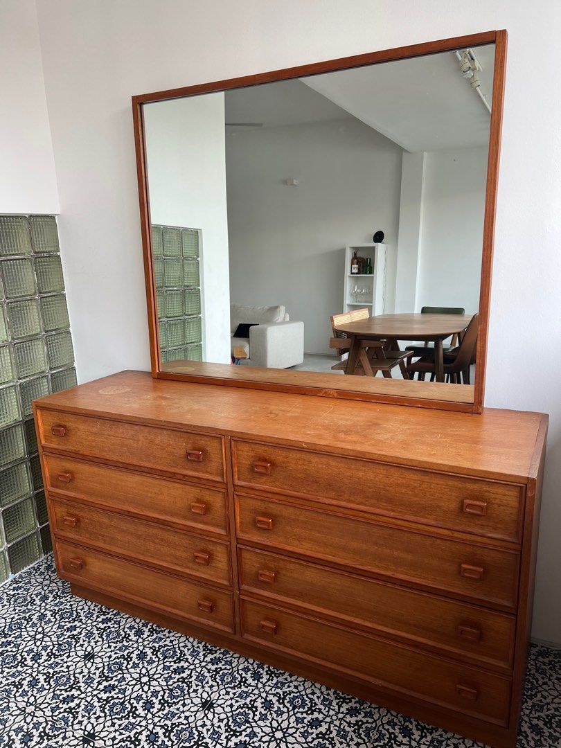 Teak wood Mirror, Furniture & Home Living, Furniture, Other Home