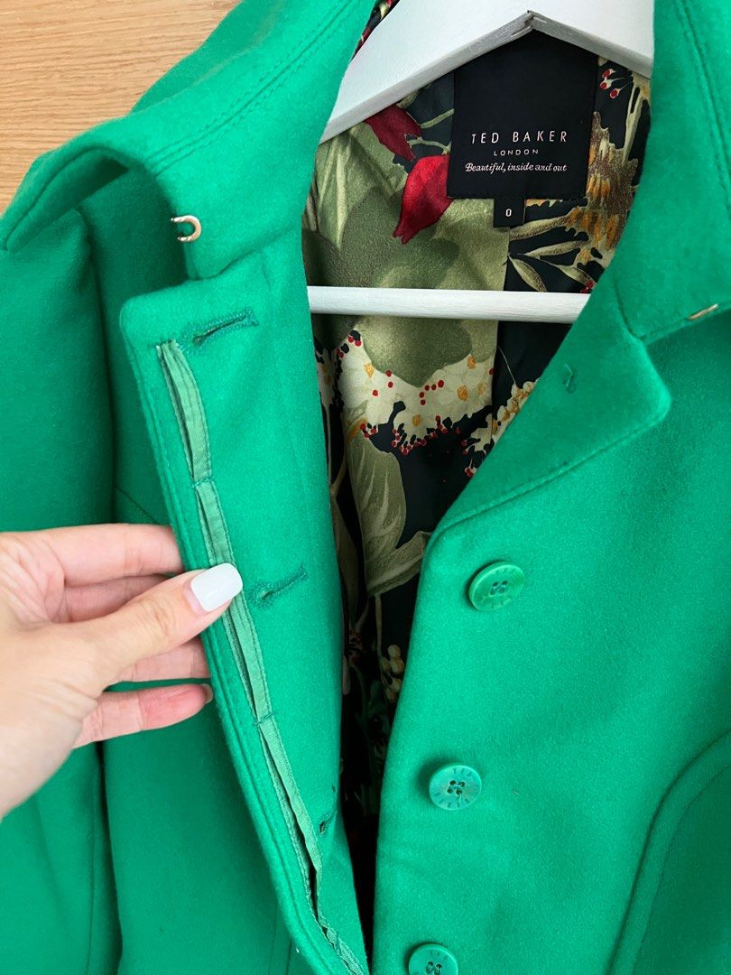 Ted baker deals peplum coat