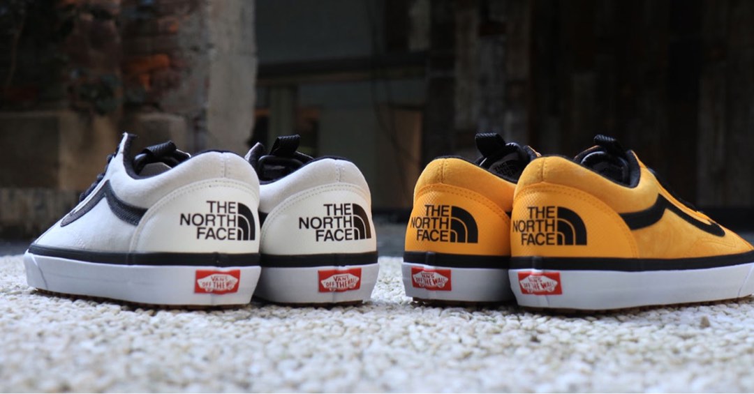 White north face top vans