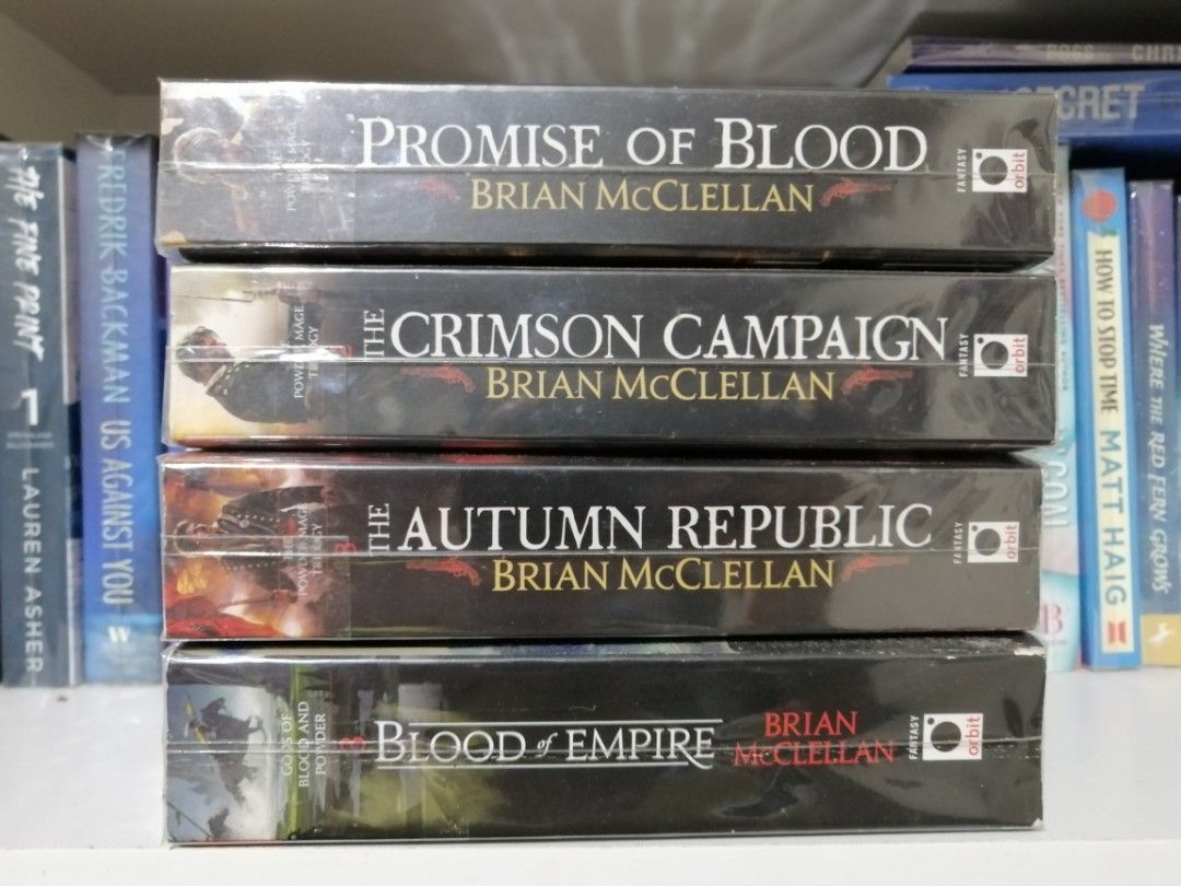 The Powder Mage Series & Gods of Blood and Powder book 3 by Brian Mclellan (set), Hobbies & Toys