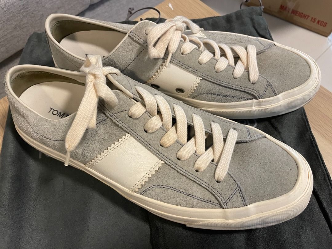 Tom ford suede sneakers discount