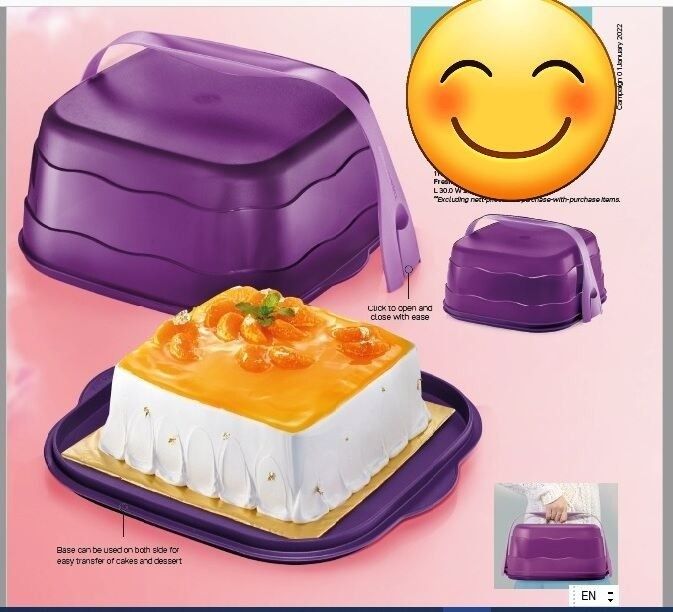 Tupperware 6L cake carrier, Furniture & Home Living, Kitchenware