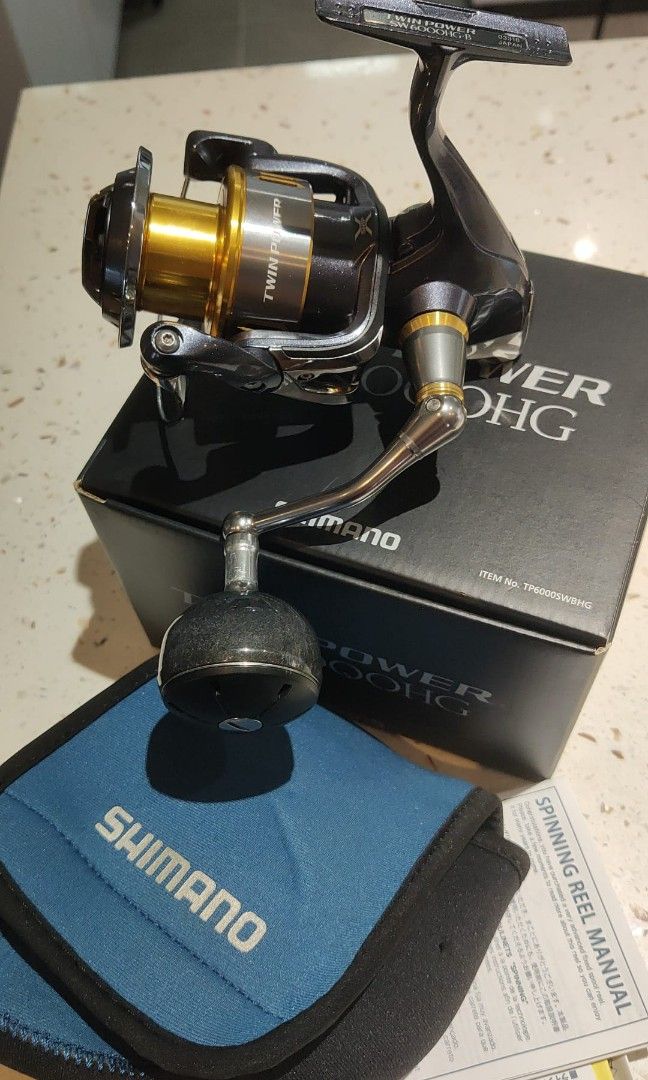 Shimano TwinPower SW 14000 XG Spinning Reel ShimanoTwin Power, Sports  Equipment, Fishing on Carousell