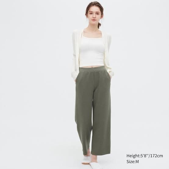 WOMEN'S EXTRA STRETCH WAFFLE STRAIGHT PANTS