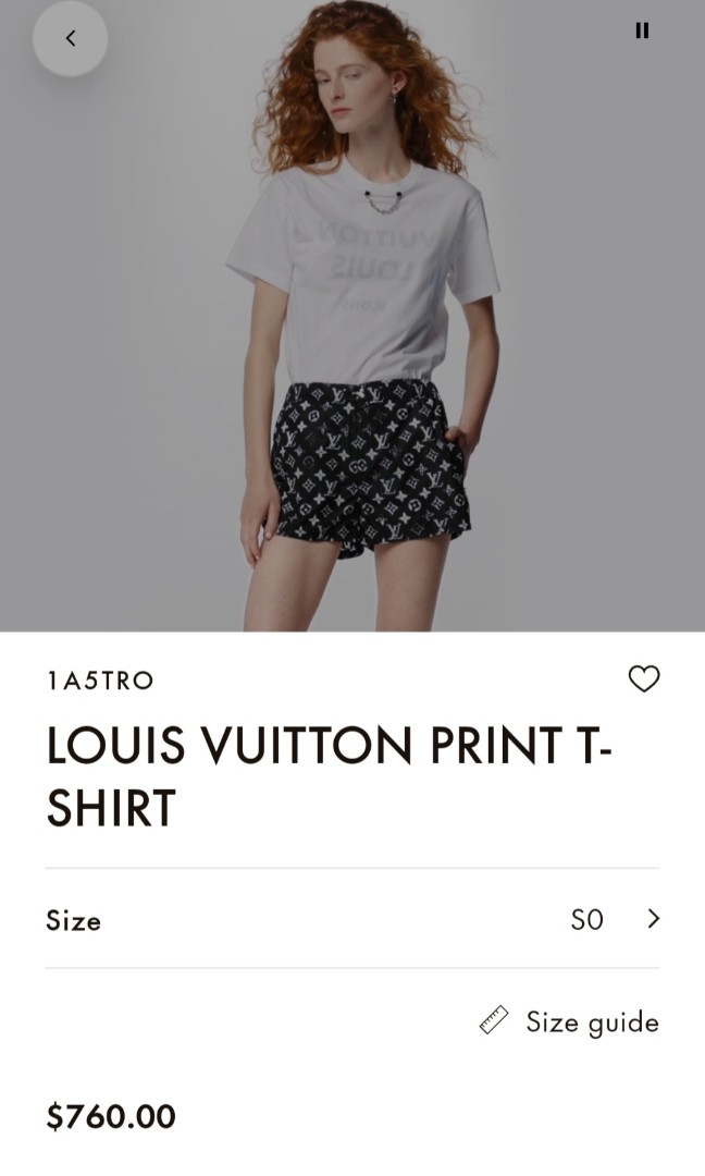 Louis Vuitton Men's NBA Crossover Short Sleeve