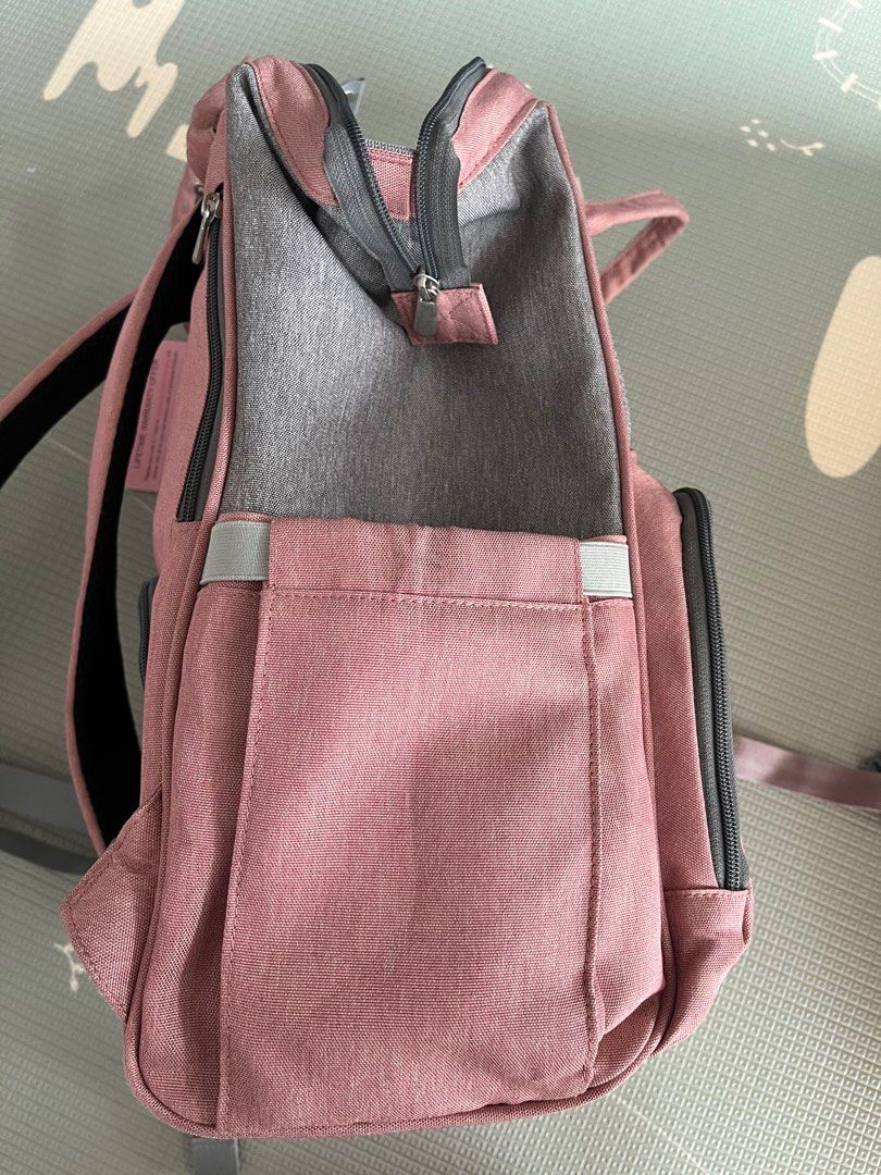 Upsimples diaper bag pink sales