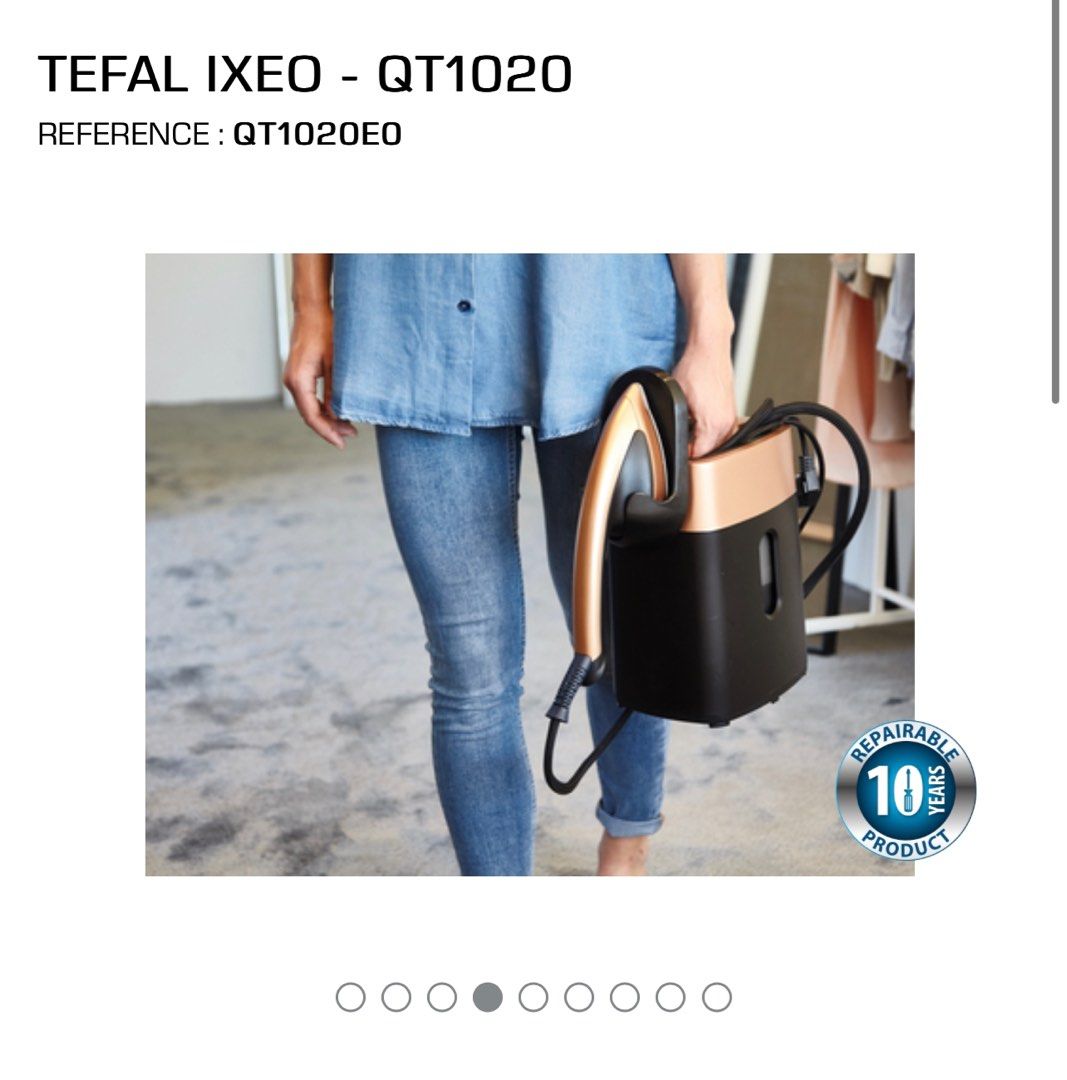 Helpful TEFAL IXEO QT1020 All in One steam iron and Steamer Garment