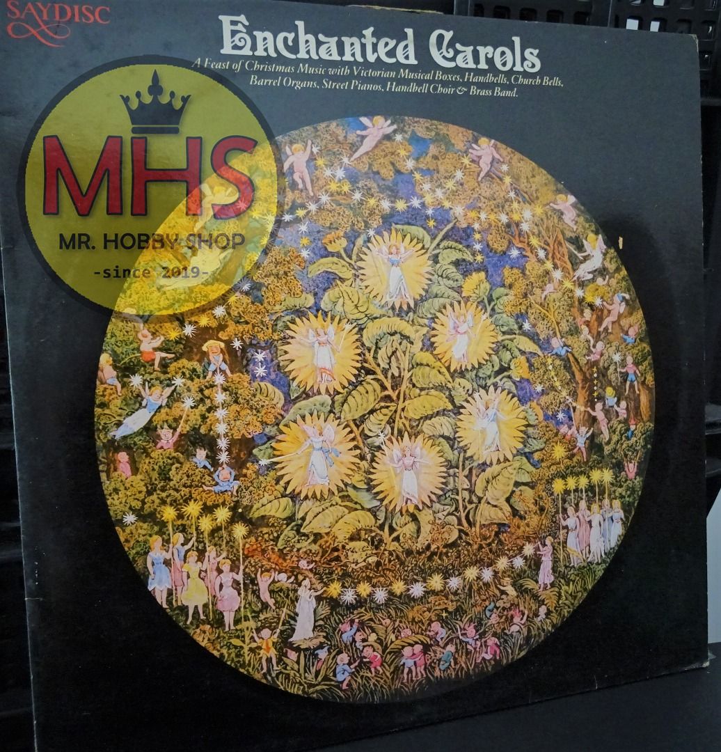 Various Artist – Enchanted Carols LP (Category: Vinyls) located in Orani. Submitted by mrhobbyshop (Listing ID 1036702658, Image 3). Description: Item 009 Various – Enchanted Carols Label: Saydisc – SDL 327 Format: Vinyl, LP, Stereo Country: UK Released: 1981 Genre: Brass & Military, Folk, World, & Country Tracklist: A1b The Bells Of St. Mary Redcliffe, Bristol*– Change Ringing A1b No Artist– Hark The Herald Angels Sing - Mechanical Medley A2 Dar