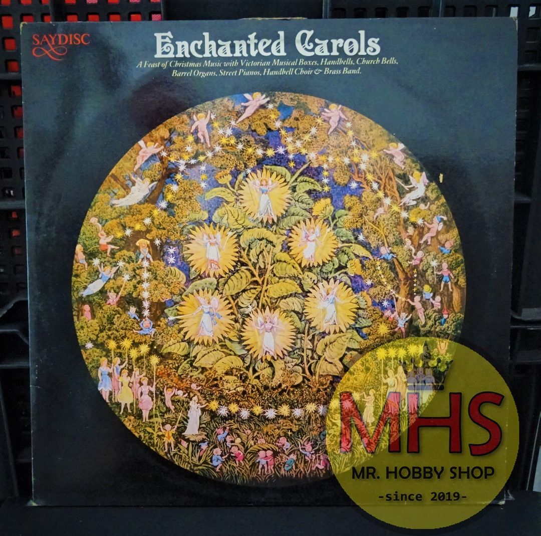 Various Artist – Enchanted Carols LP (Category: Vinyls) located in Orani. Submitted by mrhobbyshop (Listing ID 1036702658, Image 1). Description: Item 009 Various – Enchanted Carols Label: Saydisc – SDL 327 Format: Vinyl, LP, Stereo Country: UK Released: 1981 Genre: Brass & Military, Folk, World, & Country Tracklist: A1b The Bells Of St. Mary Redcliffe, Bristol*– Change Ringing A1b No Artist– Hark The Herald Angels Sing - Mechanical Medley A2 Dar