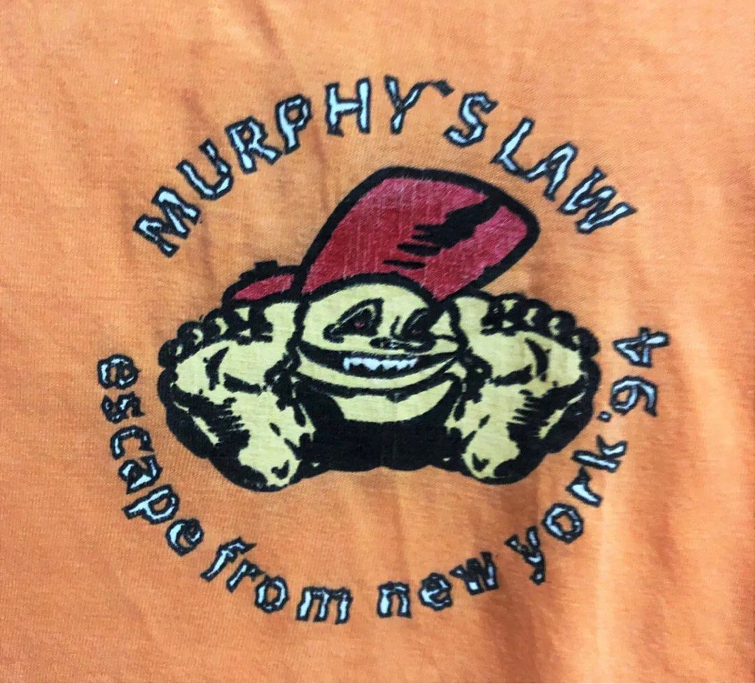 Vintage 90s Murphy's law t shirt punk rock hardcore nyhc, Men's ...