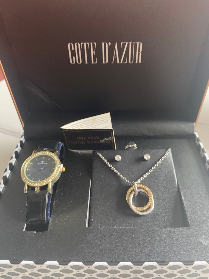 Watch and necklace gift set hotsell