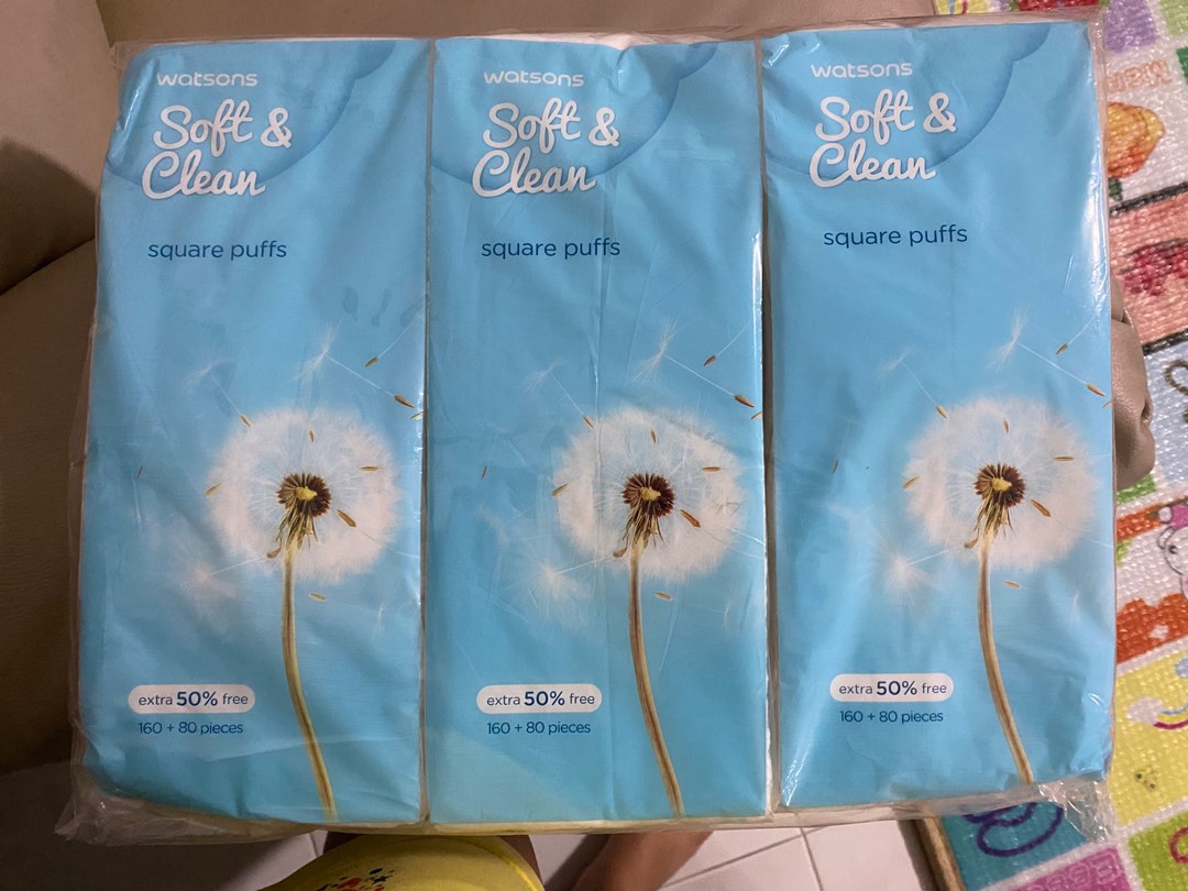 Watsons cotton pad, Beauty & Personal Care, Face, Face Care on Carousell