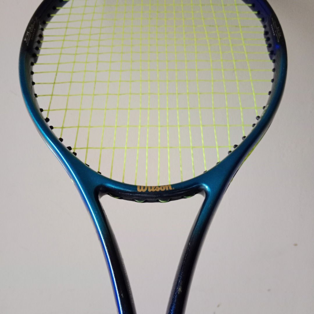 Wilson tennis racquet with brand new string balls sps racket, Sports ...
