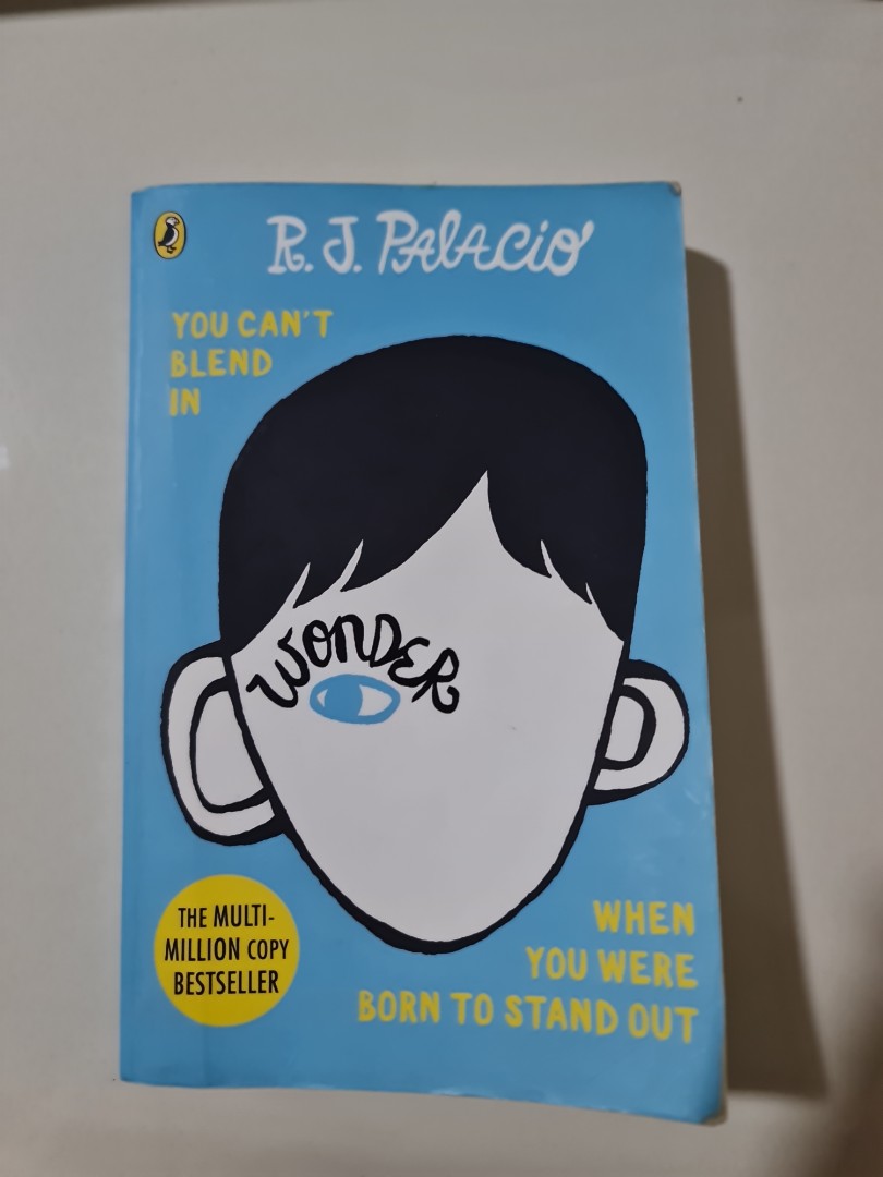 Wonder book by RJ Palacio, Hobbies & Toys, Books & Magazines, Fiction & NonFiction on Carousell