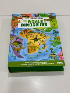 World of Dinosaurs Book Puzzle Learning Play