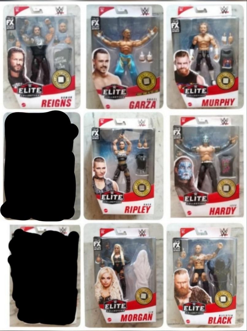 WWE Elite Ford Dawkins Belair Nakamura Austin Rock Lawler Balor Bliss