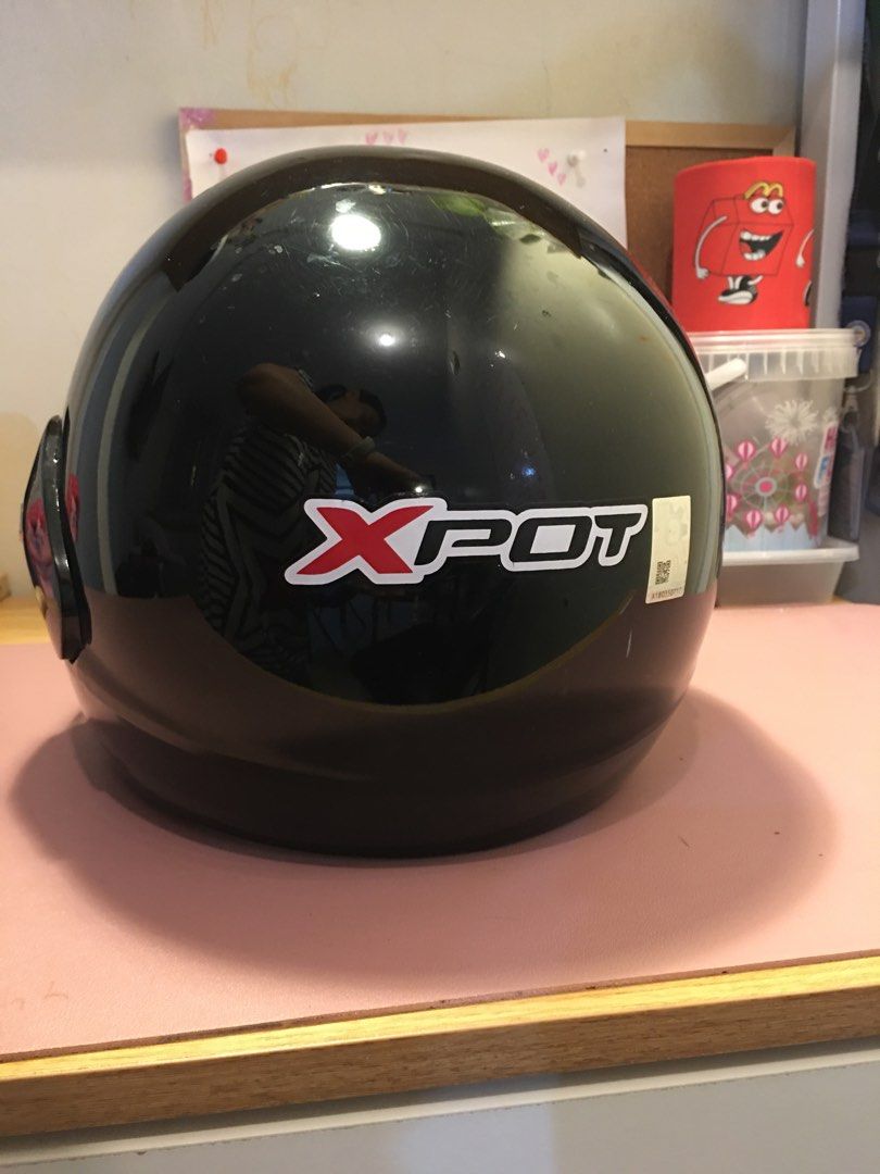 XPOT HALF FACE HELMET Motorbikes Motorbike Parts Accessories