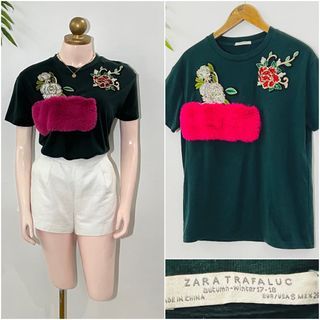 Zara Classy Green T-shirt