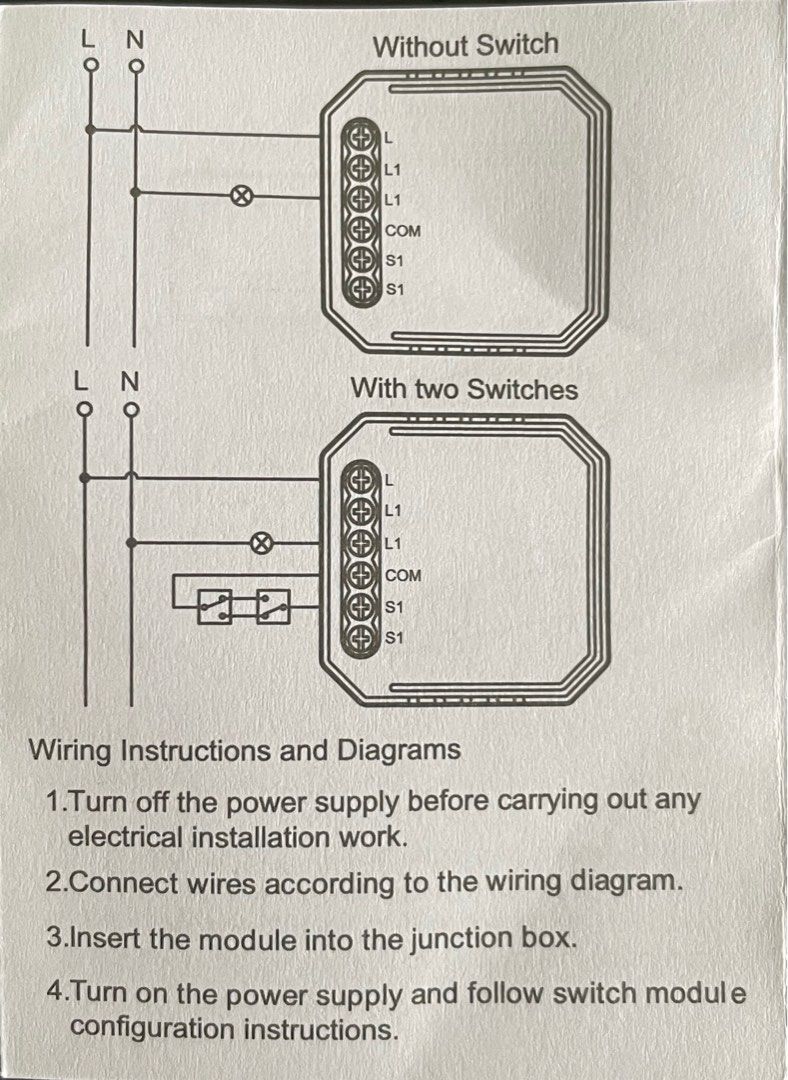 Zigbee smart module (Category: Lighting) located in Singapore. Submitted by hockn (Listing ID 1200619382, Image 3). Description: Add a smart module to your home switches for smart home setup Zigbee module. Brand new Available : 2 x 1 gang , 1 x 2 gang 2 gang is $18 , 1 gang $16.