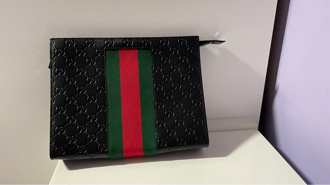 Gucci signature web pouch clearance