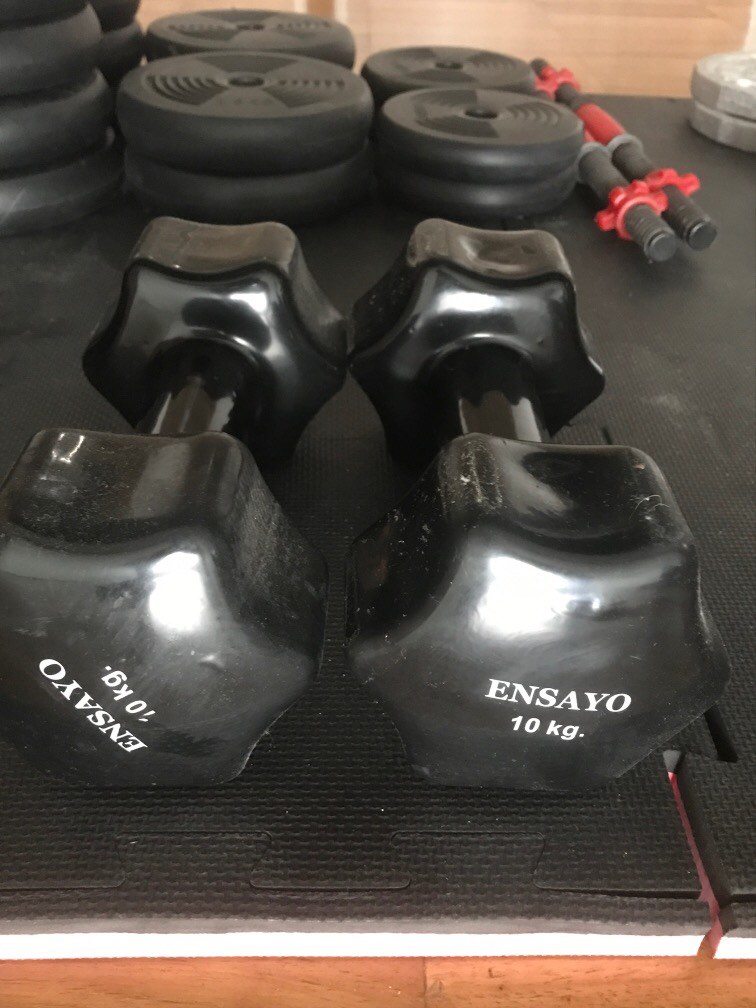 10kg-dumbbells-sports-equipment-exercise-fitness-weights