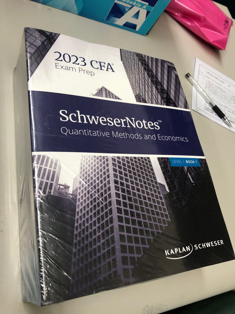 2023CFA L1 SCHWESER NOTES 全新美國正版