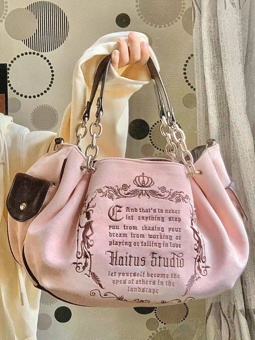 Baby Pink Juicy Couture Velvet Velour Purse Bag Silver Hardware Rare Trendy  | eBay