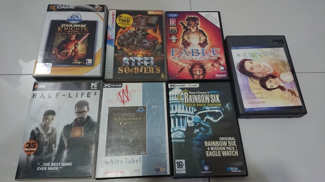 [PreOwned] 21 Original Physical PC Games for Sale Only as a Whole Set