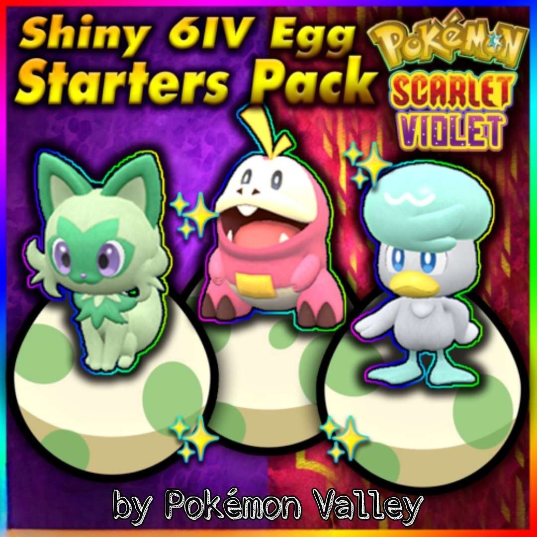 Shiny/non-shiny Magikarp/gyarados 6IV Pokémon Scarlet/violet 