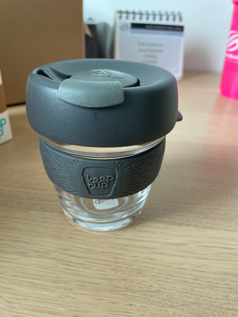 6oz KeepCup glass steel grey. Brand New, Furniture & Home Living