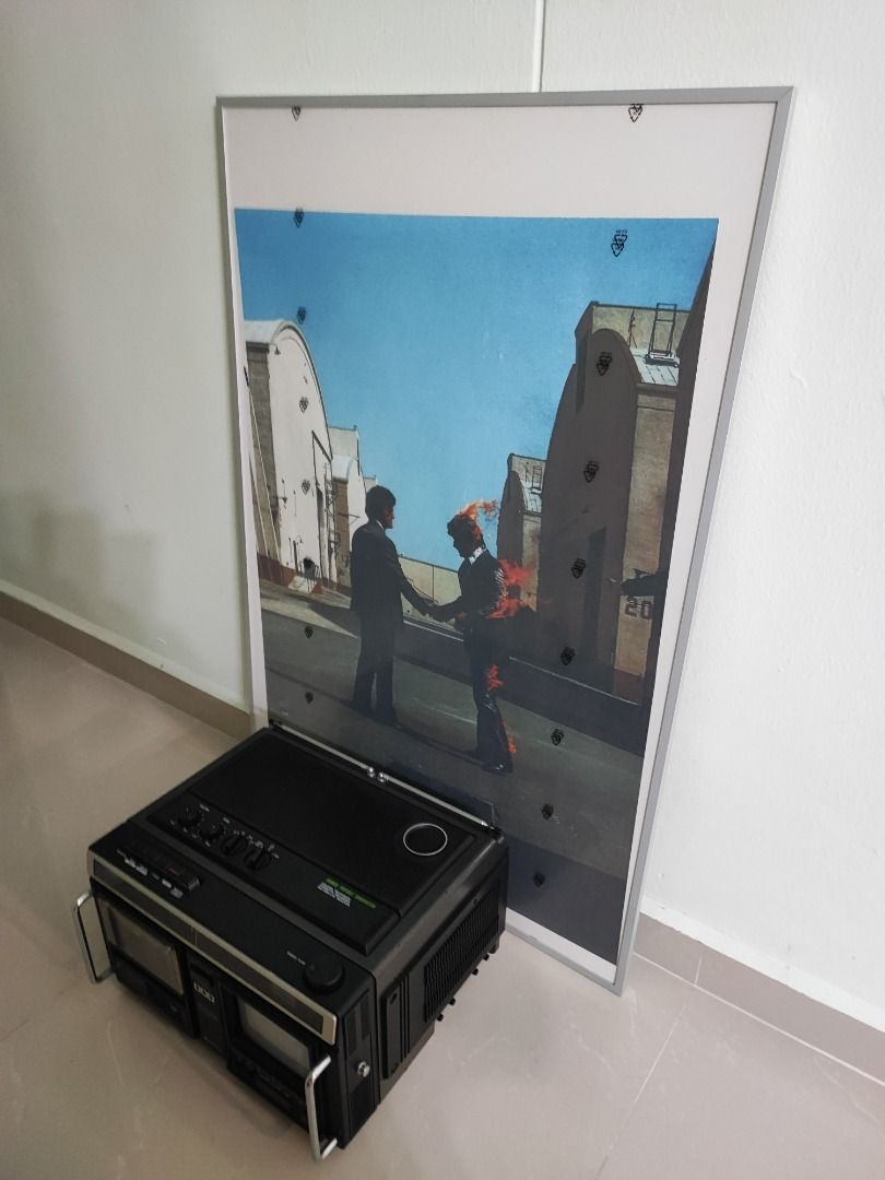 RARE 80s Vintage Retro Collectible Hitachi TV Colour TV Receiver Hifi Mini Compo Limited63825887439363112