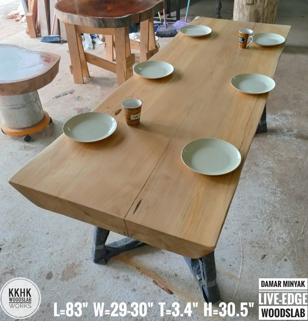 83" (67 Seater) Dining Table/ Office Table / Restaurant Table Damar