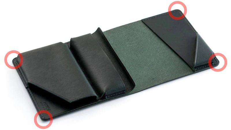 日本4色代購日本製SYRINX Hitoe Fold Liscio 天然自然牛革牛皮折疊摺疊