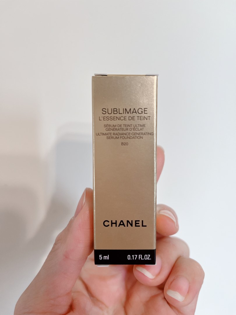 現貨] 5ml #B20自然色Chanel SUBLIMAGE L'ESSENCE DE TEINT 精華粉底液金磚粉底, 美容＆個人護理,  健康及美容- 皮膚護理, 化妝品- Carousell