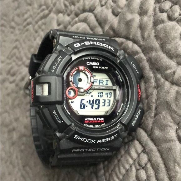 佐敦門市現貨100% 全新Casio G-Shock G-9300-1 Master of G 泥人太陽能