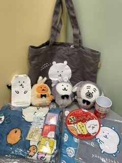 ‼️現貨‼️ [Nagano] 2023 HAPPY BAG Joke Bear 福袋 兔年 鎖匙扣 環保袋 毛巾 杯 碟 襟章 斜揹袋 毛公仔 自嘲熊 可樂餅 八哥