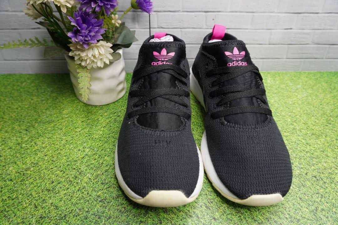 Adidas FLB Mid Core Black, Fesyen Pria, Sepatu , Sneakers di Carousell