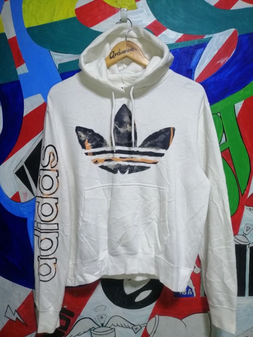 Adidas original watercolor hoodie trefoil
