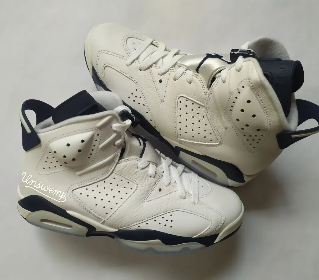 retro 6 navy blue