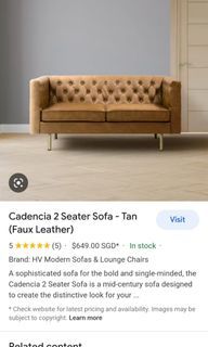 Cadencia luxury sofa