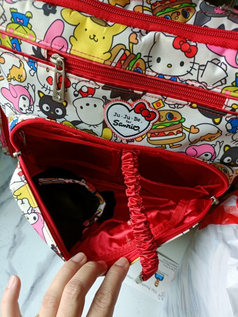 hello kitty backpack red leopard Hello Kitty large leopard Backpack Sanrio